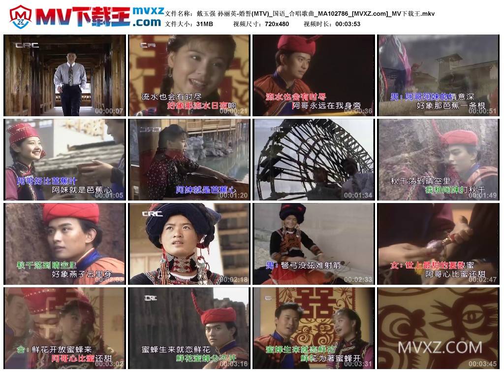 戴玉强 孙丽英-婚誓(MTV)_国语_合唱歌曲_MA102786